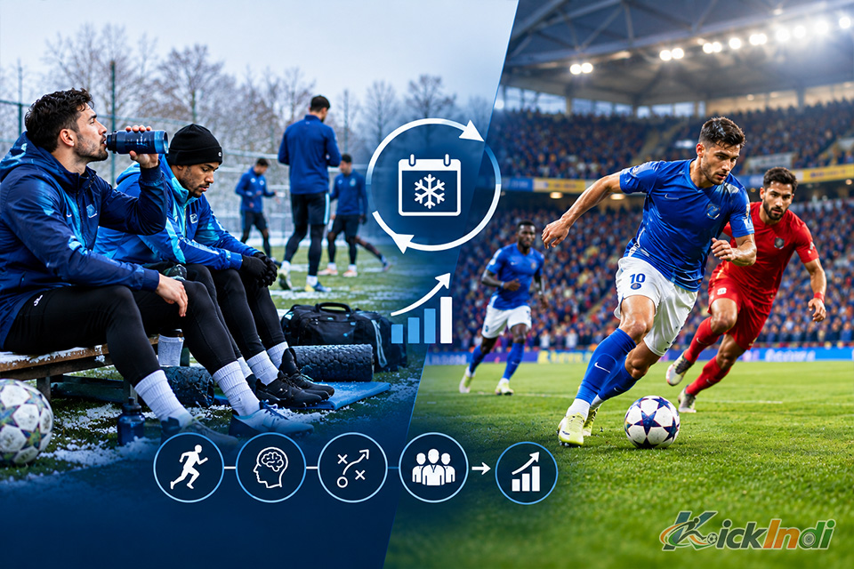 How winter break changes football team performance