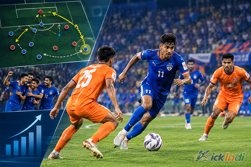 Impact of Indian wingers on ISL attacking tactics and match results