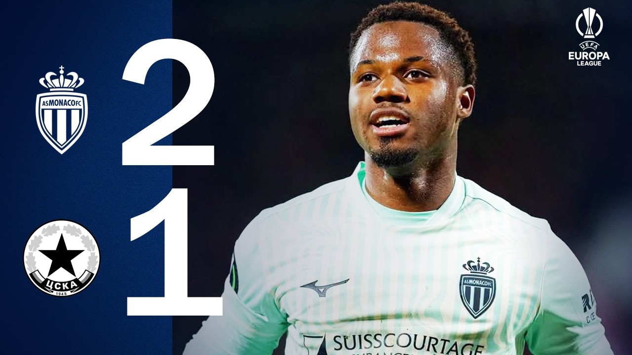 CSKA Sofia vs Monaco 1-2 - Match Highlights