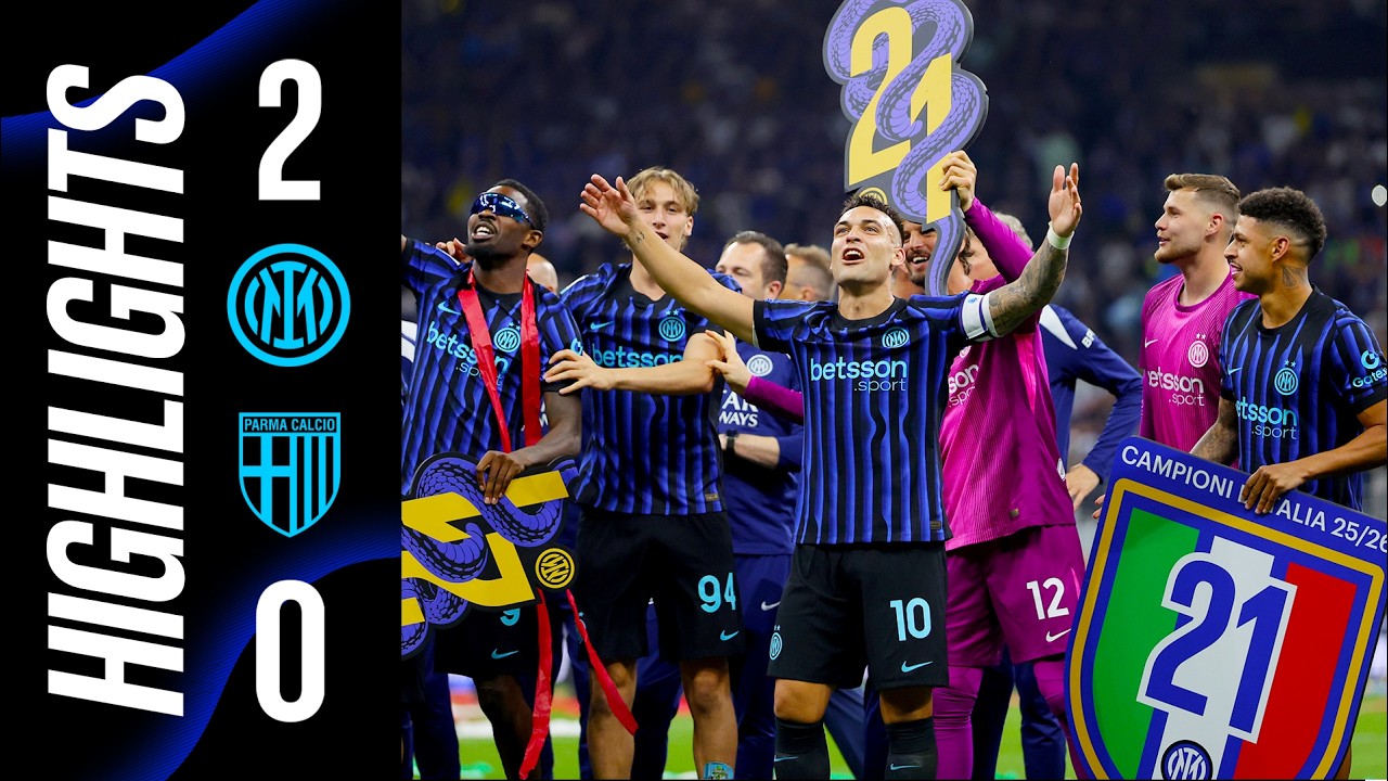 Inter vs Parma 2-0 - Match Highlights